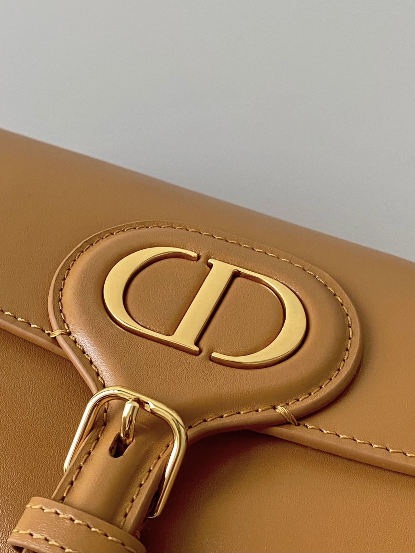TÚI Dior Women Bobby East-West Bag Box Calfskin-Orange Top Quality
