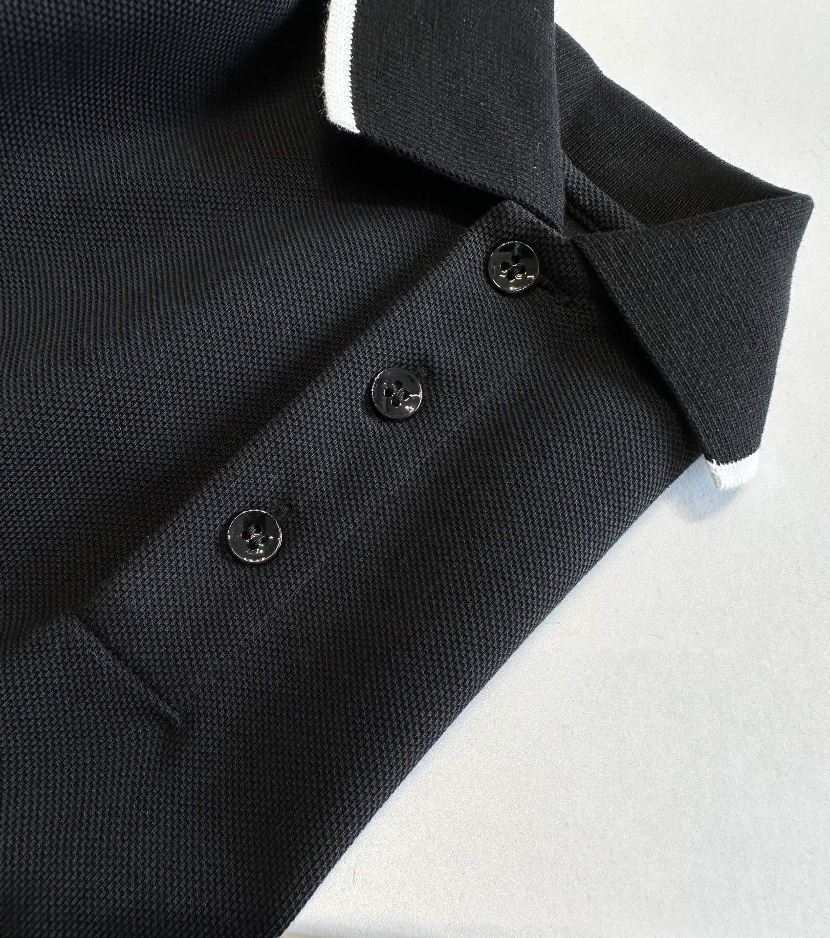 ÁO CELINE POLO SHIRT MÀU ĐEN UNISEX