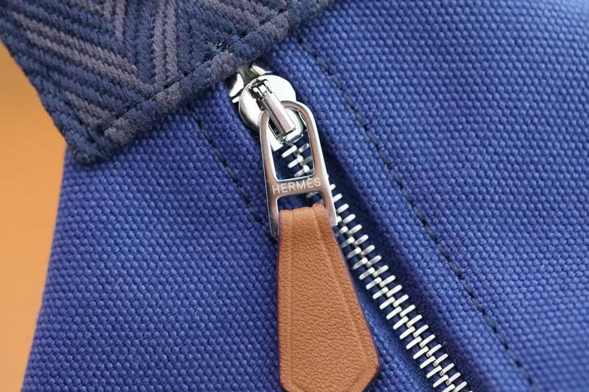 TÚI HERMES TROUSSE DE TOILETTE BRIDE A BRAC PM H MÀU XANH BLUE
