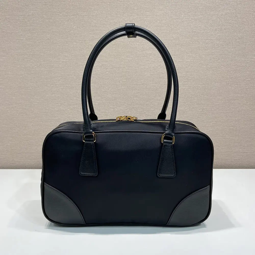 TÚI PRADA Women Re-Edition 1978 Medium Re-Nylon and Saffiano Leather Two-handle Bag-Black