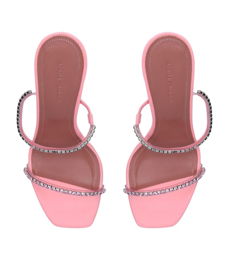GIÀY AMINA MUADDI  Glass Gilda Mules 95