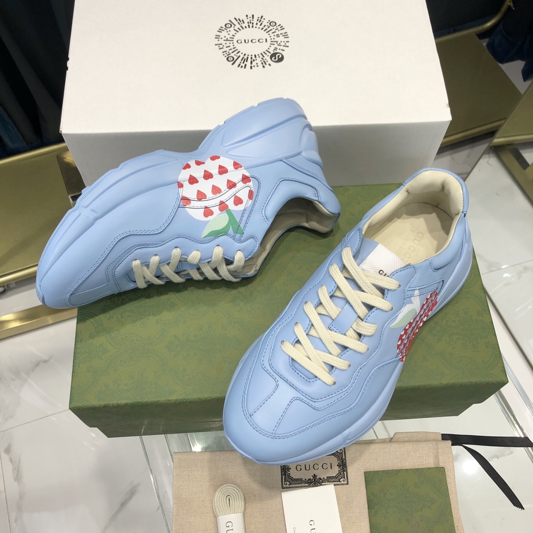 GIÀY GUCCI RHYTON GG ITALIA SNEAKERS SHOES UNISEX