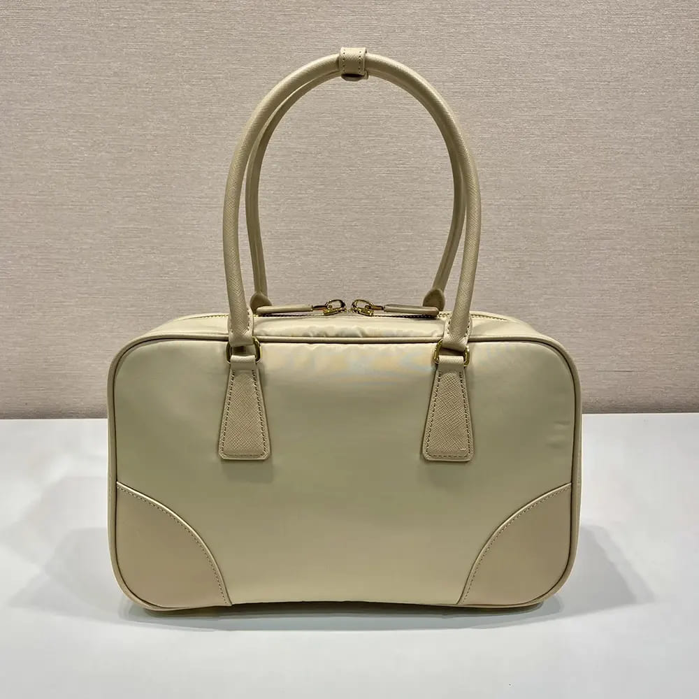 TÚI PRADA Women Re-Edition 1978 Medium Re-Nylon and Saffiano Leather Two-handle Bag-Sandy