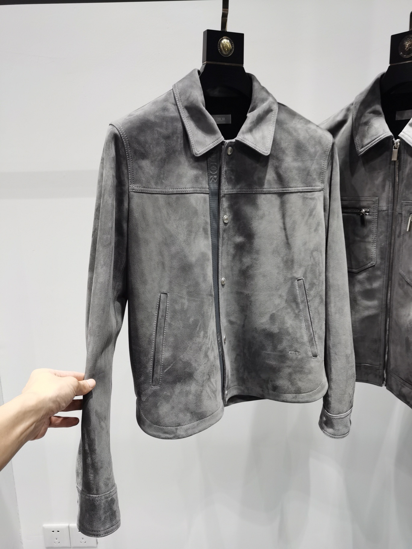 ÁO CHRISTIAN DIOR SUEDE LEATHER JACKET