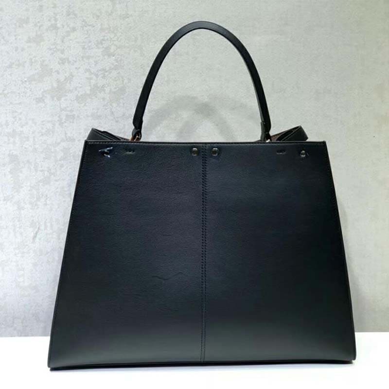 TÚI FENDI Women Peekaboo X-Lite in Leather Bag-Black