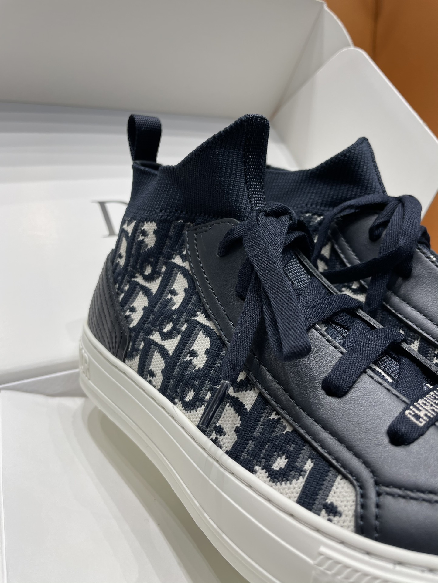 GIÀY Christian Dior Walk'N 23 Oblique High Top Black