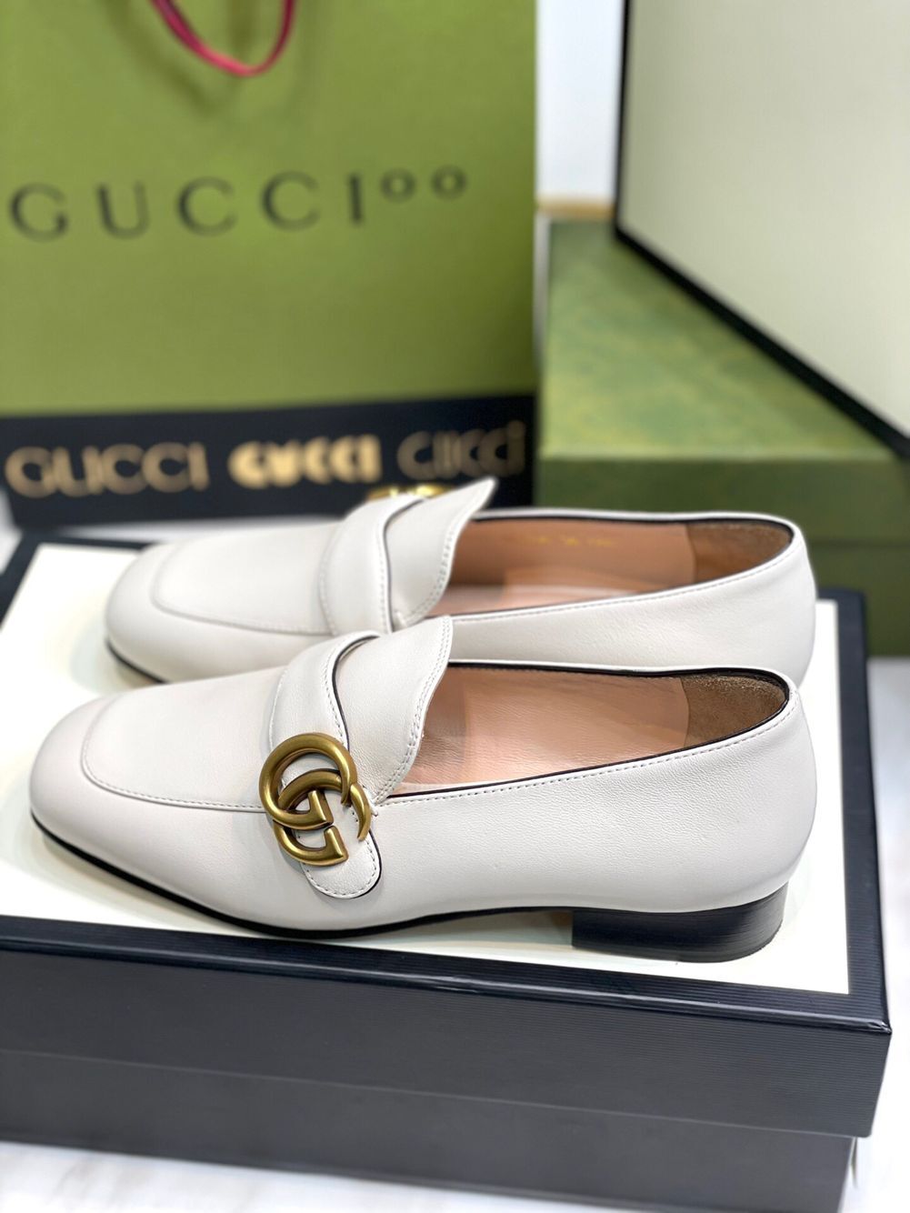 GIÀY GUCCI GG HEEL SHOES