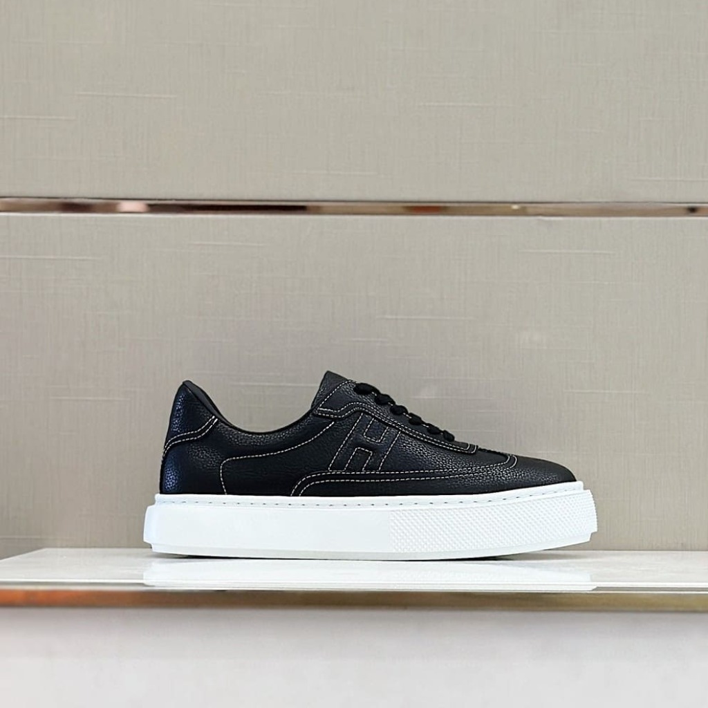 GIÀY HERMES SNEAKER LOW SPORTS CALFSKIN BLACK