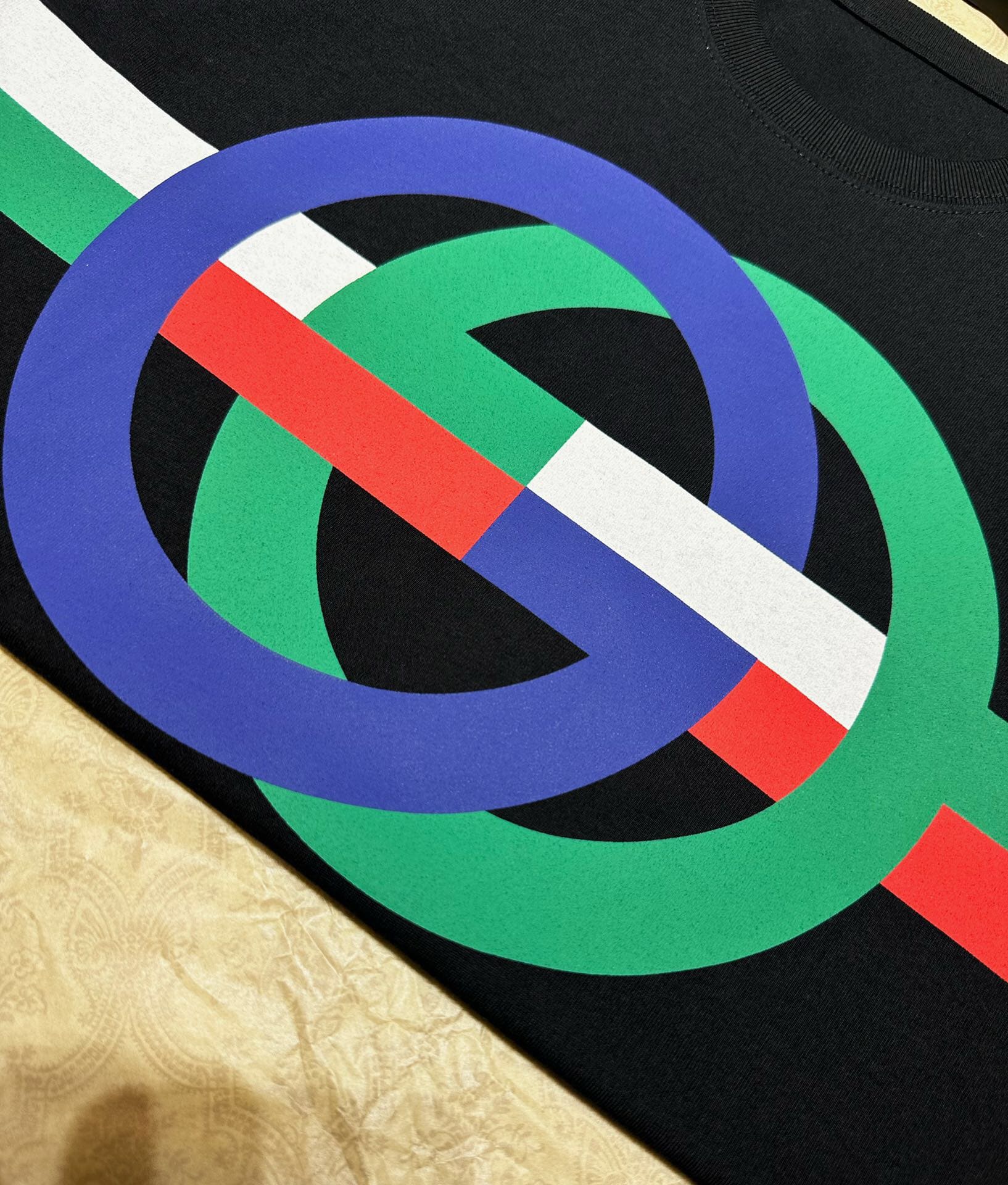 ÁO GUCCI GG T SHIRT MÀU ĐEN UNISEX