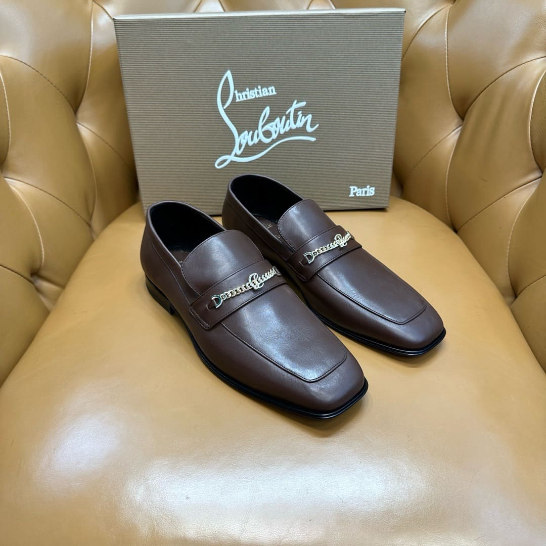 GIÀY CHRISTIAN LOUBOUTIN LOAFER HIGH TOP QUALITY SHOES AAA