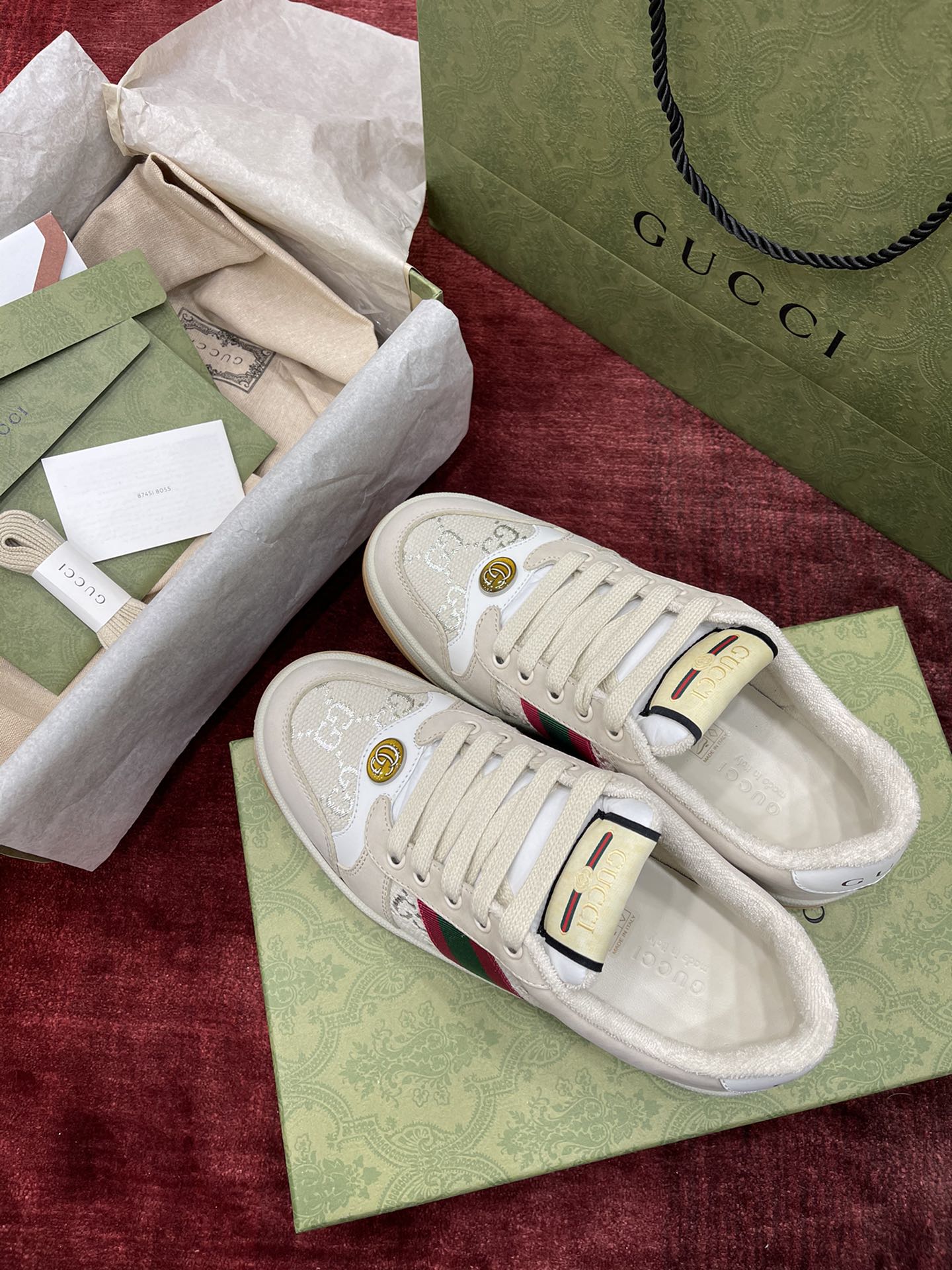 GIÀY GUCCI SCREENER SNEAKER SHOES AAA