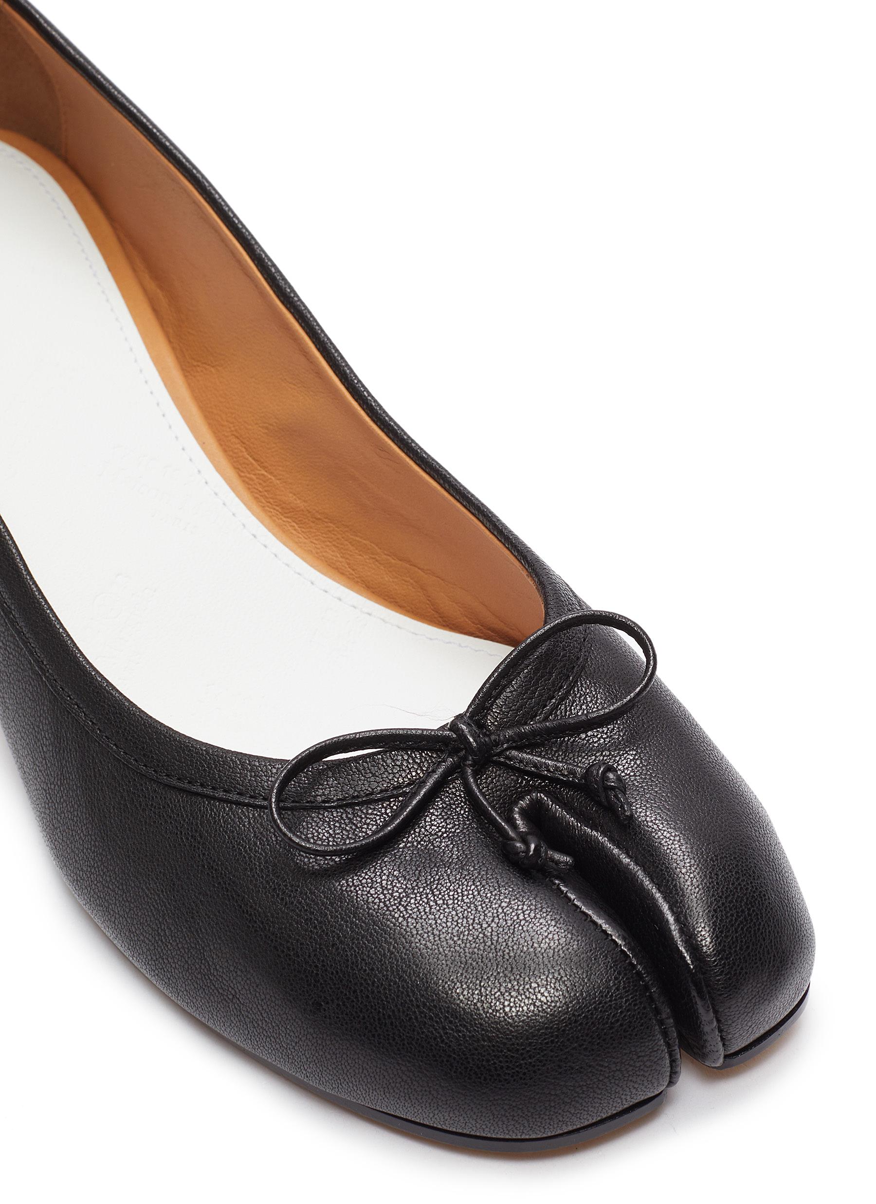GIÀY MAISON MARGIELA TABI' LEATHER BALLERINAS