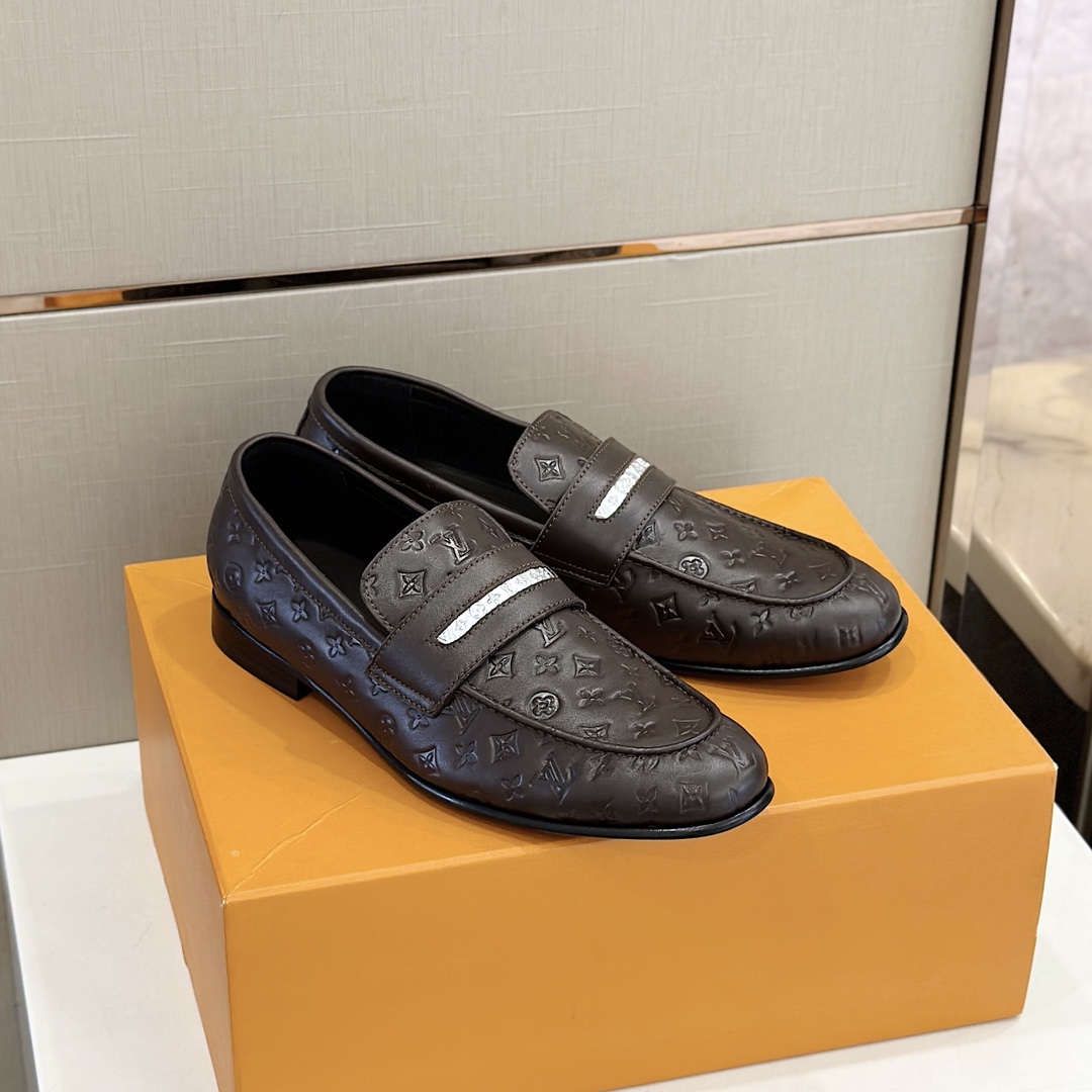 GIÀY LOUIS VUITTON GLOVE LOAFER SHOES AAA