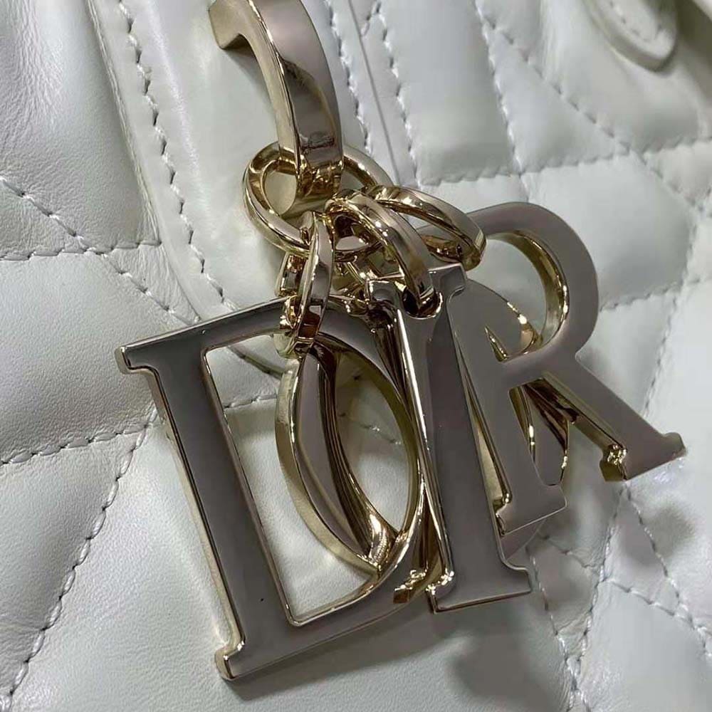 TÚI Dior Women Medium Dior Toujours Bag Latte Macrocannage Calfskin