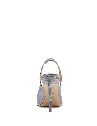 GIÀY STUART WEITZMAN AVA SLINGBACK SILVER PUMP