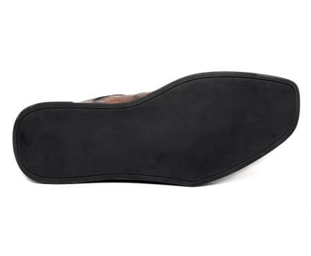 Giày thể thao dành cho nam có dây buộc da cá sấu thủ công