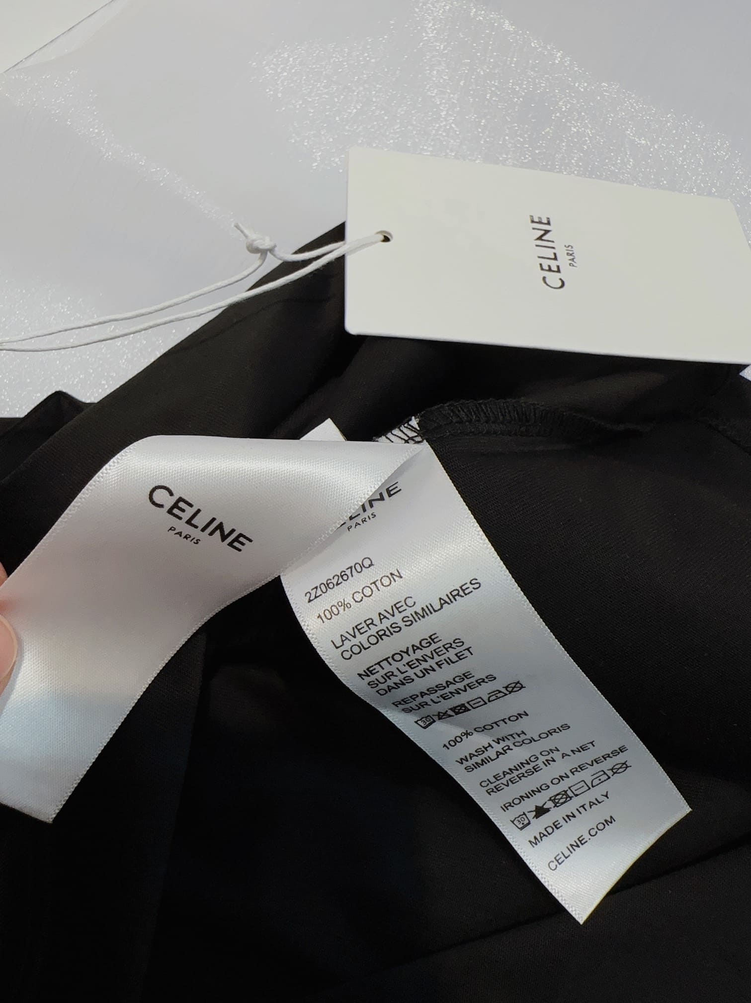 ÁO CELINE PARIS LOGO T SHIRT