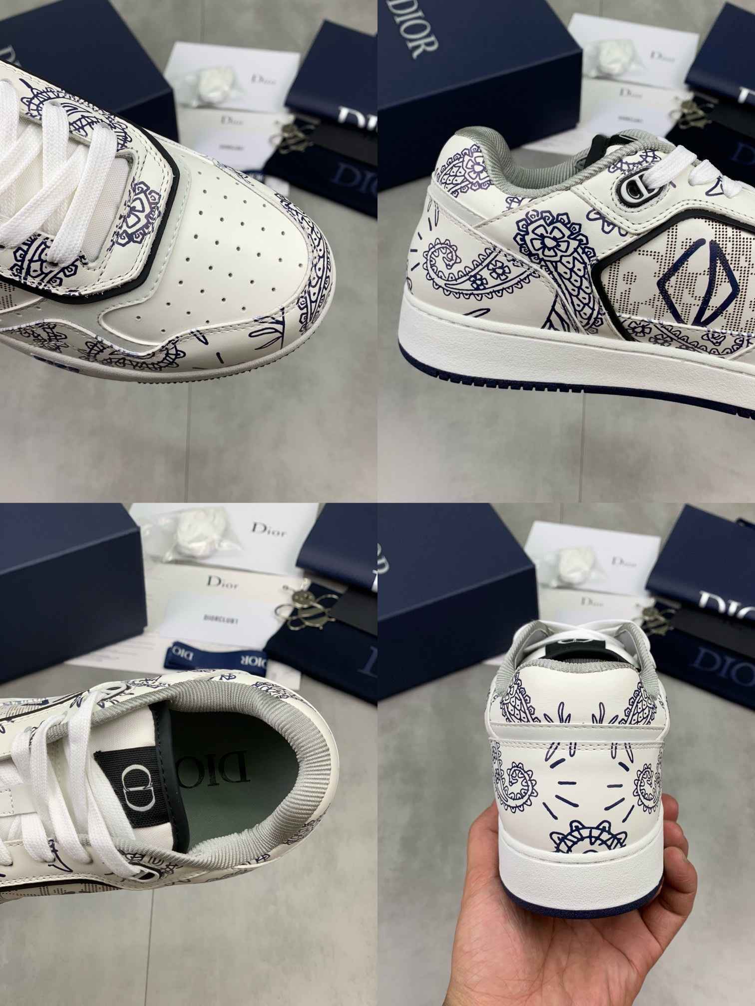 GIÀY CHRISTIAN DIOR LEATHER SNEAKER SHOES AAA