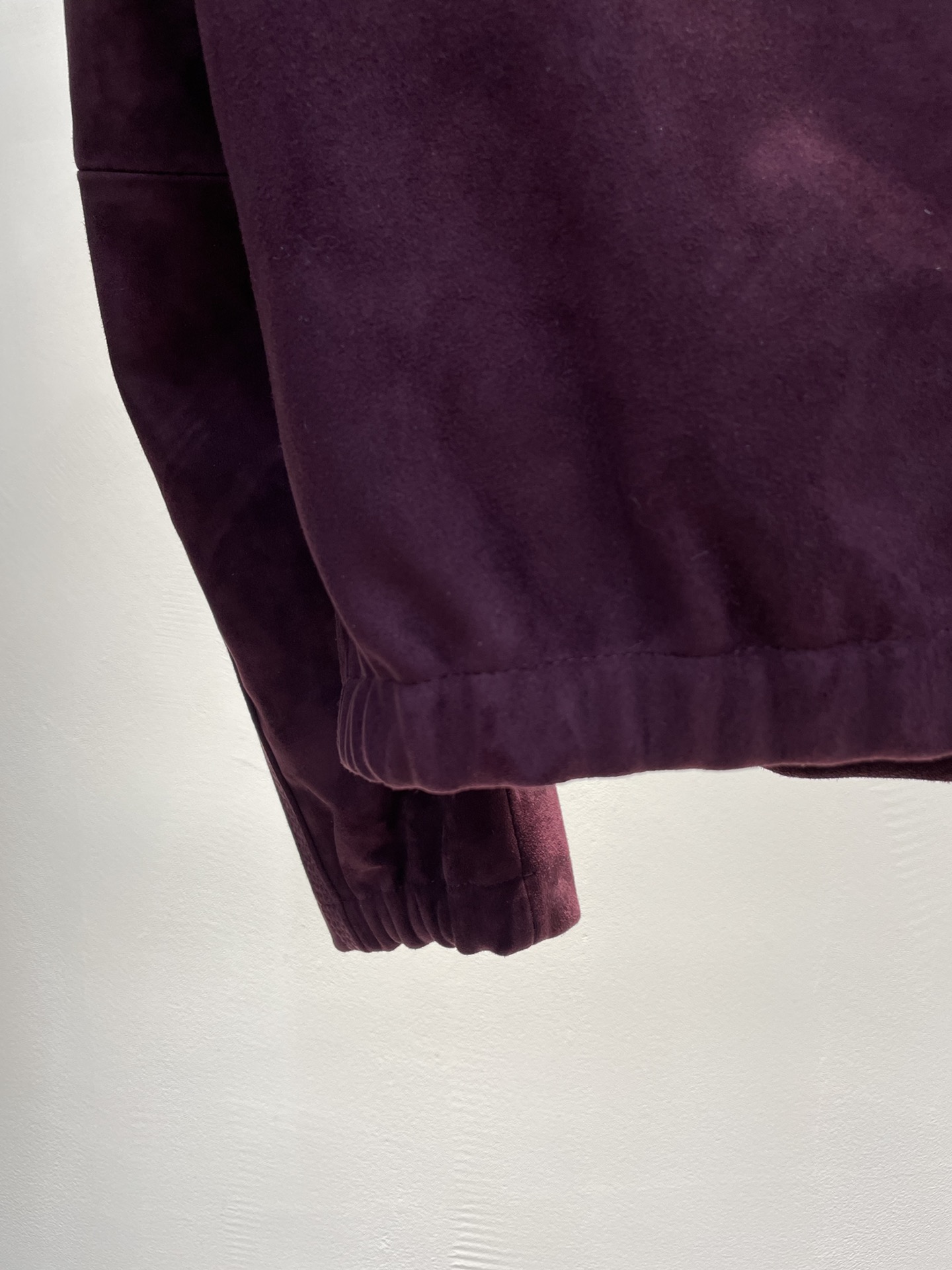ÁO BERLUTI SUEDE LEATHER JACKET PURPLE