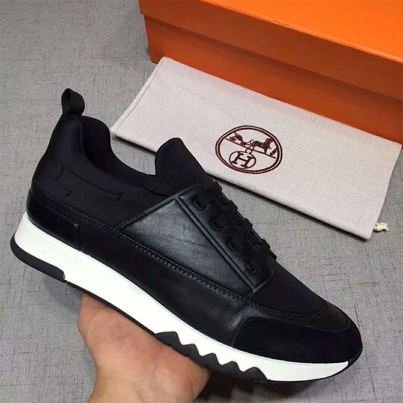 GIÀY HERMES Stadium Sneaker-Black