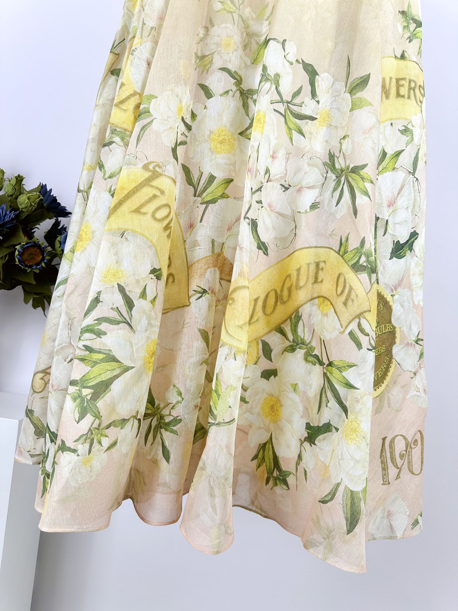 CHÂN VÁY ZIMMERMANN Flower Vintage Dress