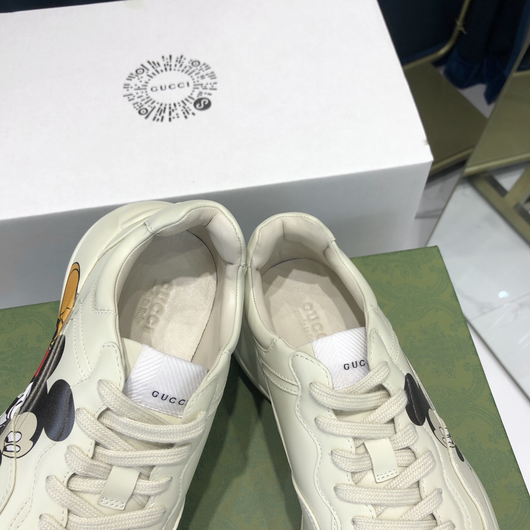 GIÀY GUCCI RHYTON GG ITALIA SNEAKERS SHOES UNISEX