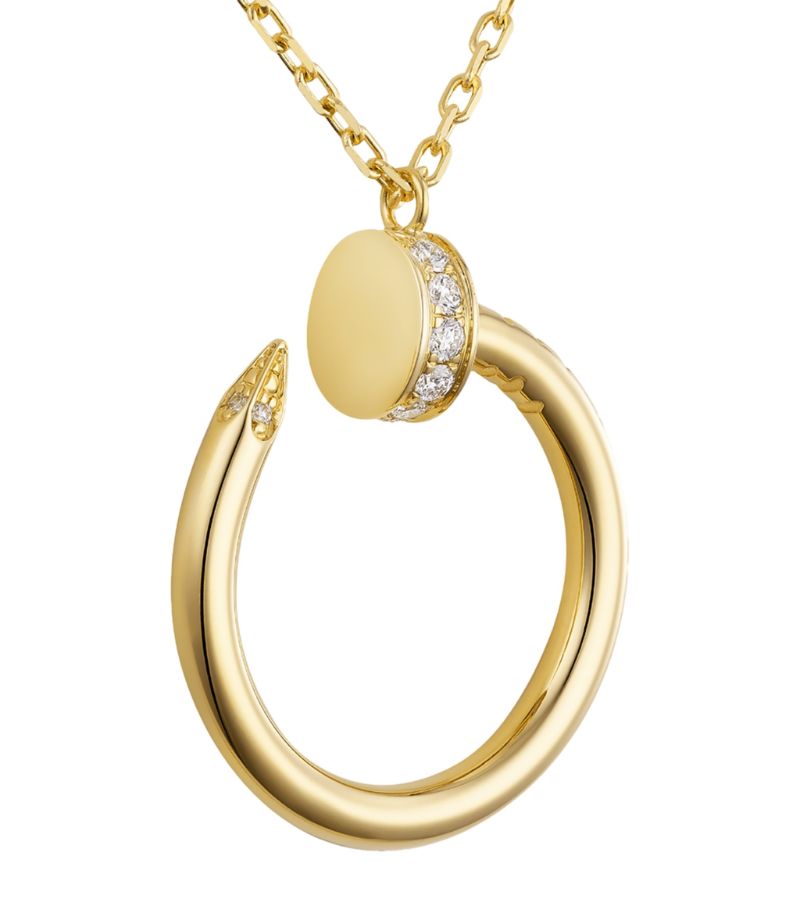 Vòng cổ CARTIER Yellow Gold and Diamond Juste un Clou Necklace vàng vàng 18K