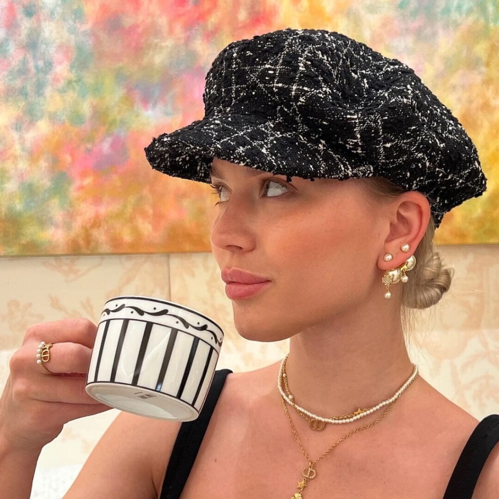 HOA TAI DIOR CD PEARLS STARS TRIBALES