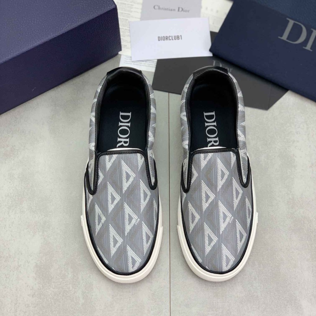 GIÀY CHRISTIAN DIOR LEATHER SLIP ON SHOES AAA
