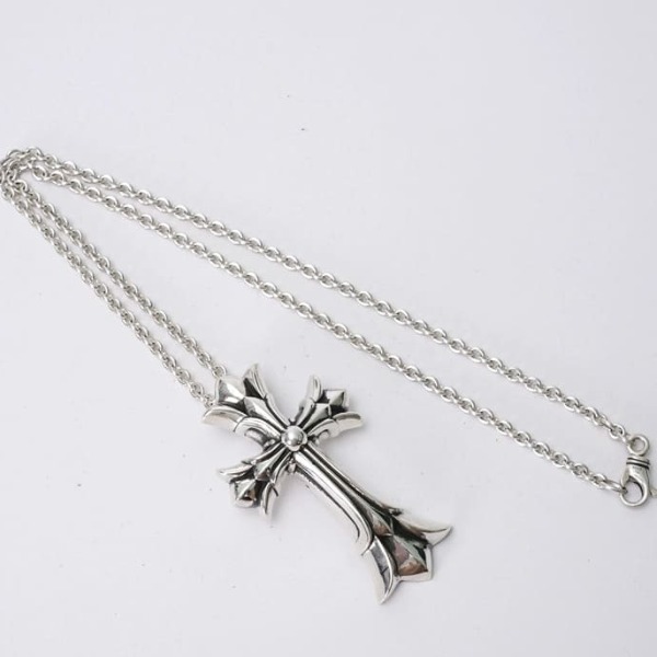 VÒNG CỔ CHROME HEARTS THÁNH GIÁ PUNK BIKER STYLE Bạc S925