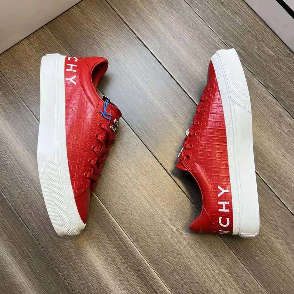 GIÀY Givenchy Unisex Oswald City Sport Sneakers in Leather-Black