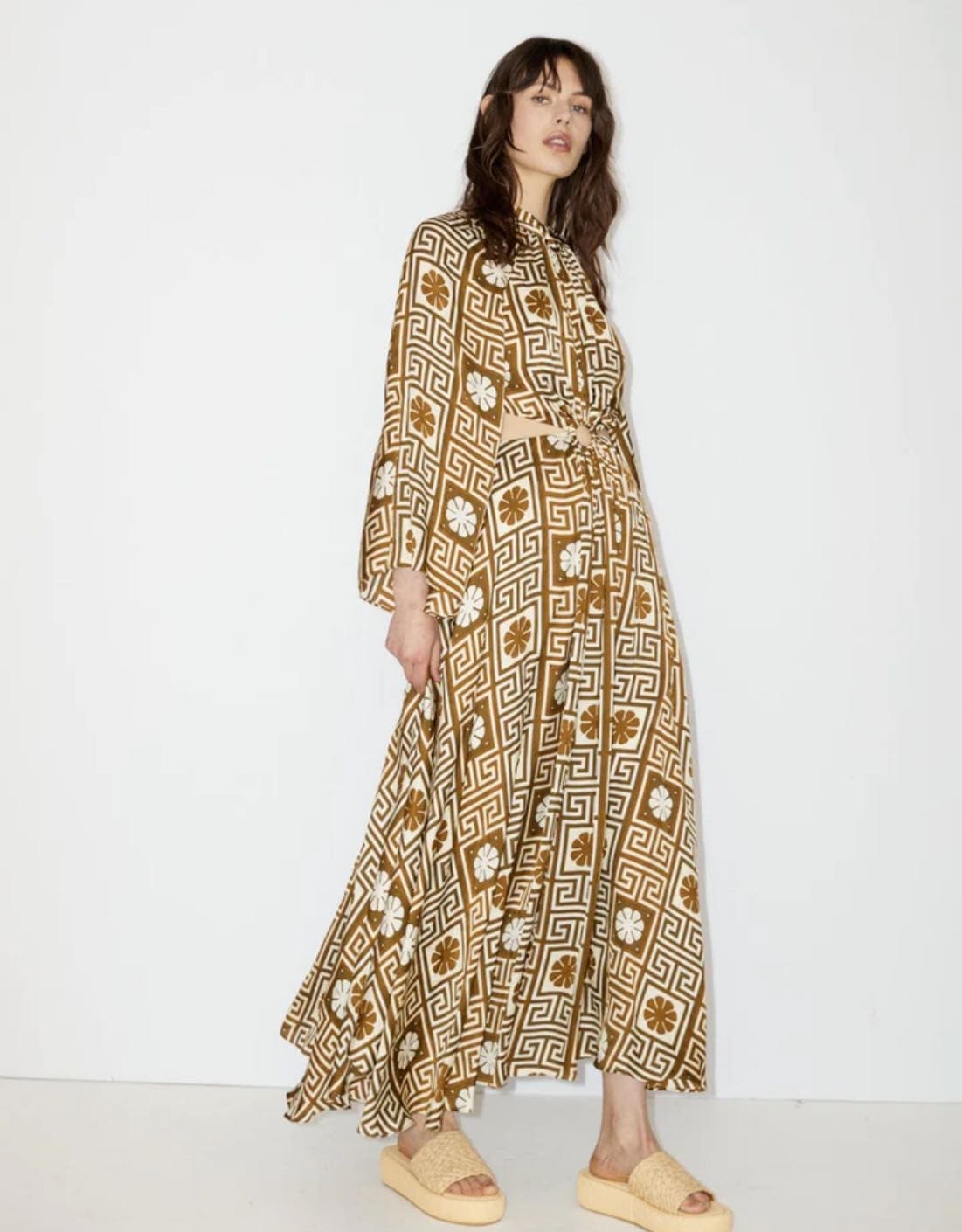 VÁY ALE'MAIS Flower Vintage Dress High Classy