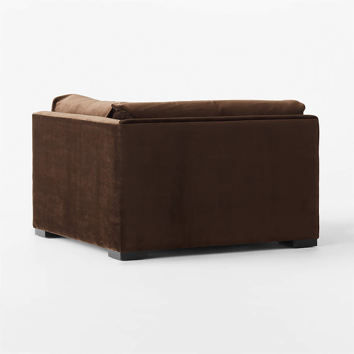 SOFA NỈ ESPRESSO VELVET CORNER CHAIR