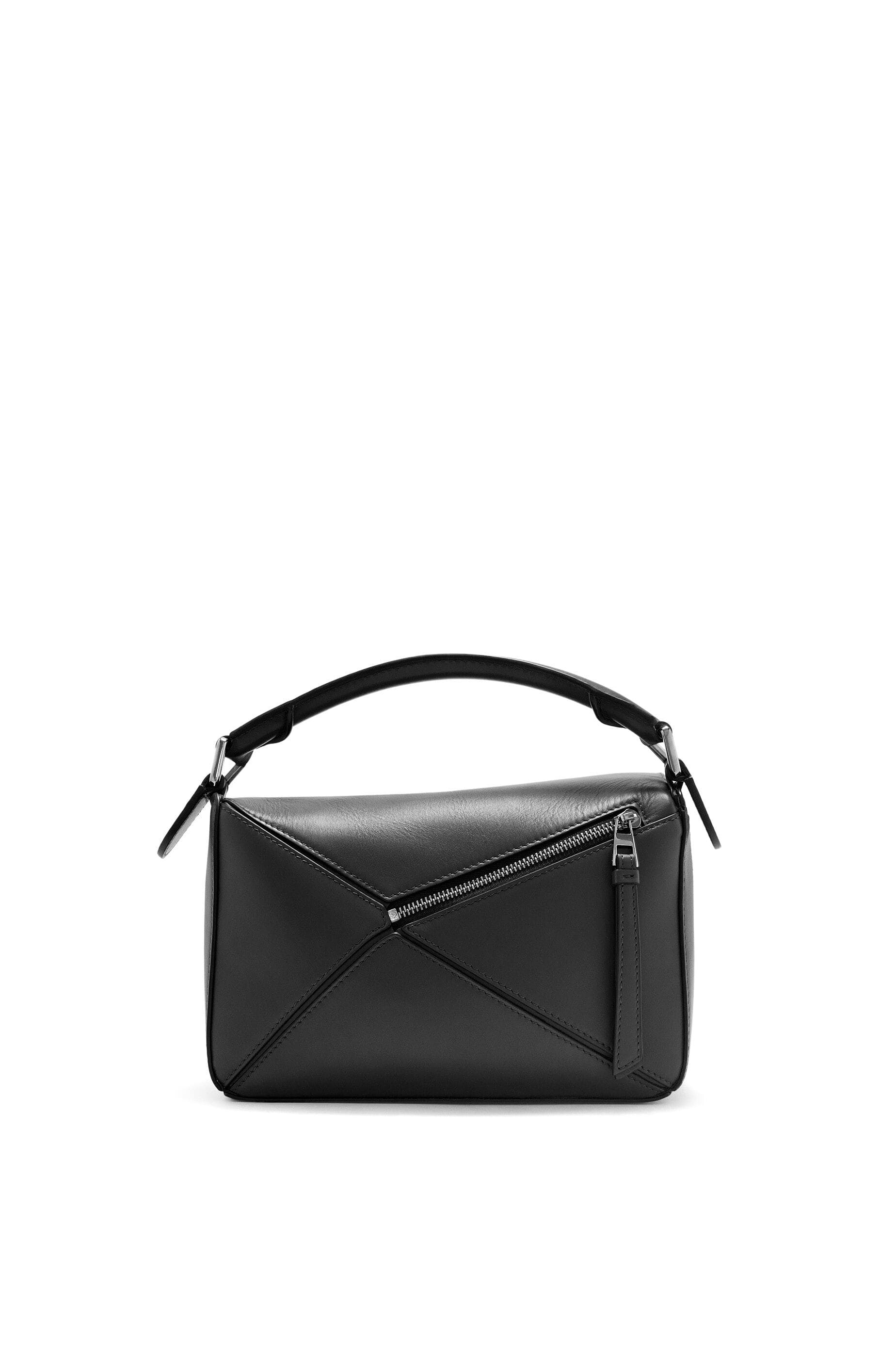 Túi LOEWE Small Puzzle bag in satin calfskin black