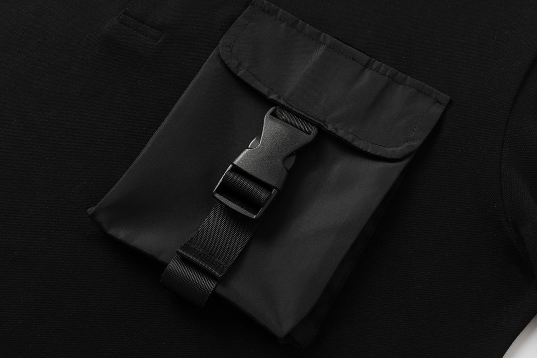 ÁO PRADA MILANO POCKET POLO-SHIRT SS2022