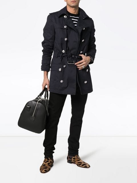 ÁO BALMAIN TRENCH COAT WAIST BELT
