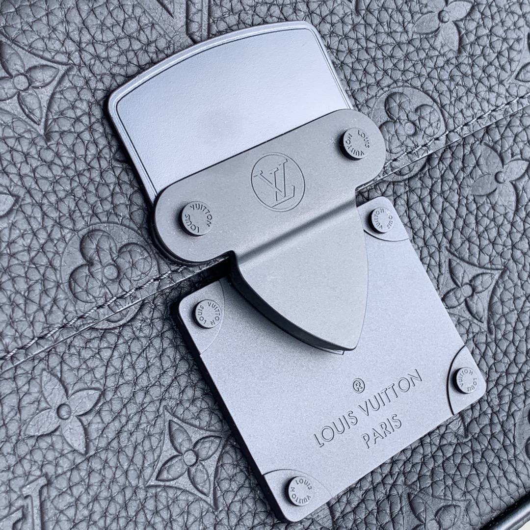 TÚI LOUIS VUITTON S Lock Monogram Georges Vuitton Messenger Bag