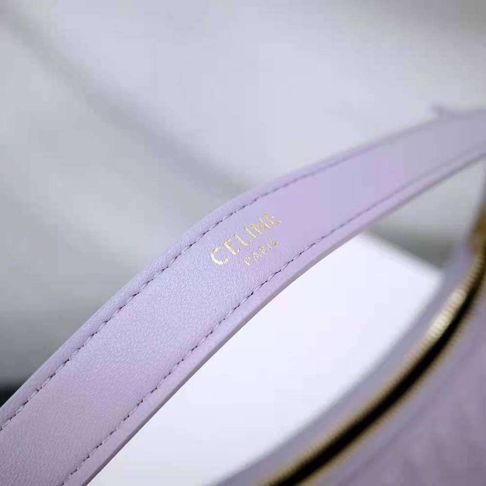 TÚI Celine Women Ava Bag in Quilted Lambskin-Purple