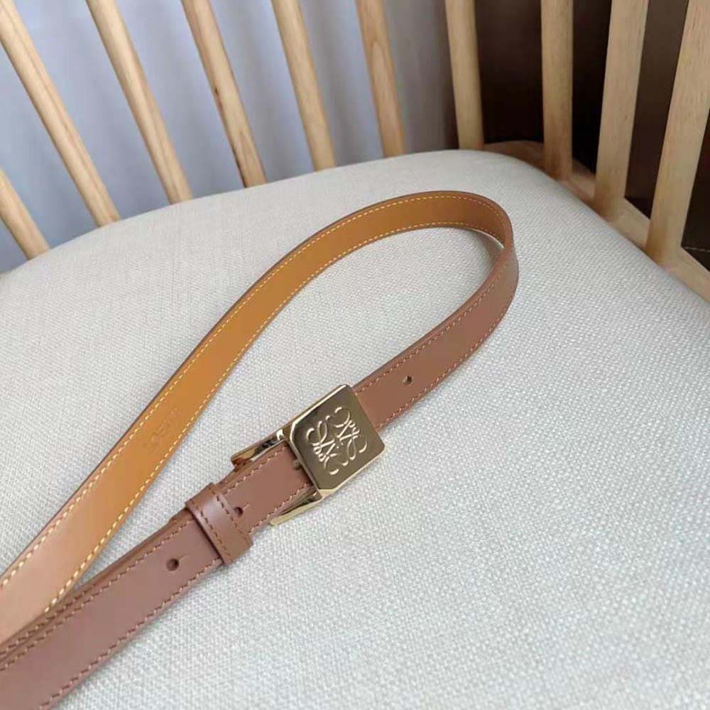 DÂY LƯNG Loewe Women Amazona Padlock Belt in Smooth Calfskin
