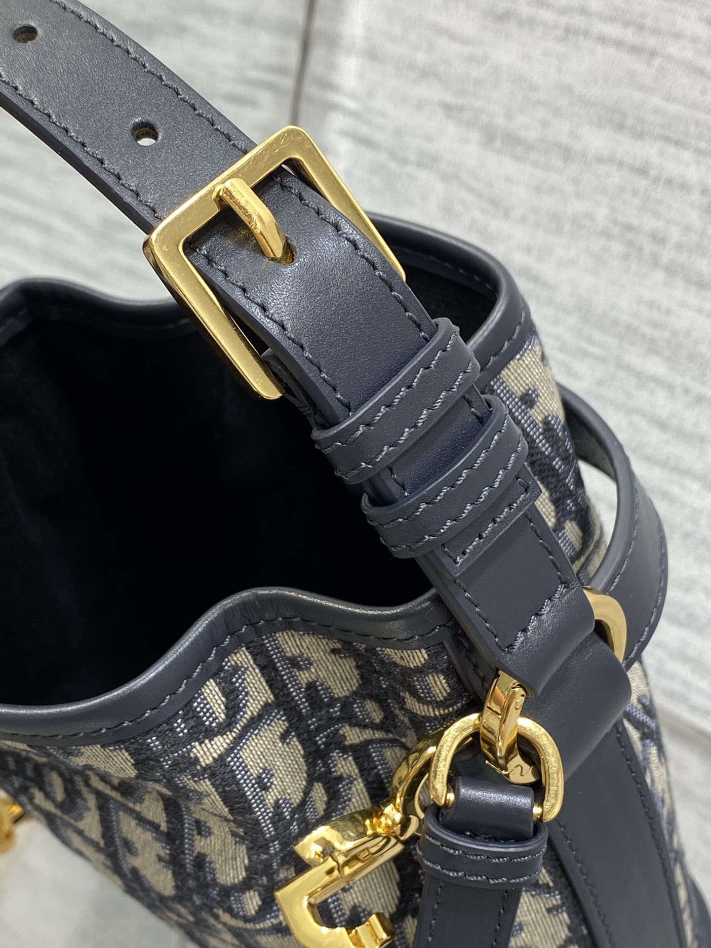 TÚI Dior Women Medium C’est Dior Bag Blue Dior Oblique Jacquard Top Quality