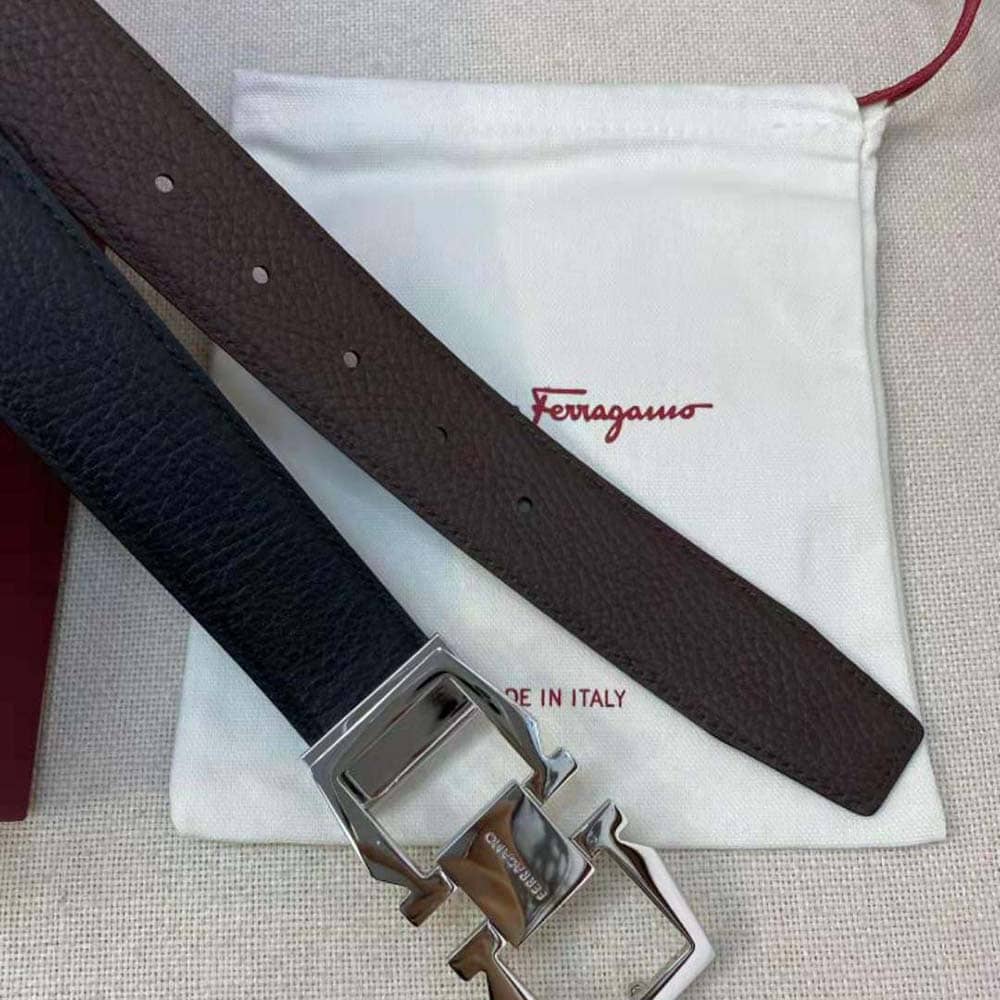 DÂY LƯNG Salvatore Ferragamo Men Reversible and Adjustable Gancini Belt