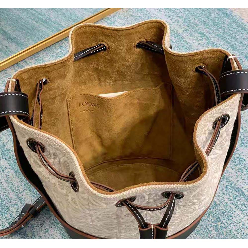 TÚI LOEWE bằng vải lanh Anagram và da bê