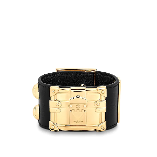 VÒNG TAY LOUIS VUITTON SO LV BRACELET BLACK