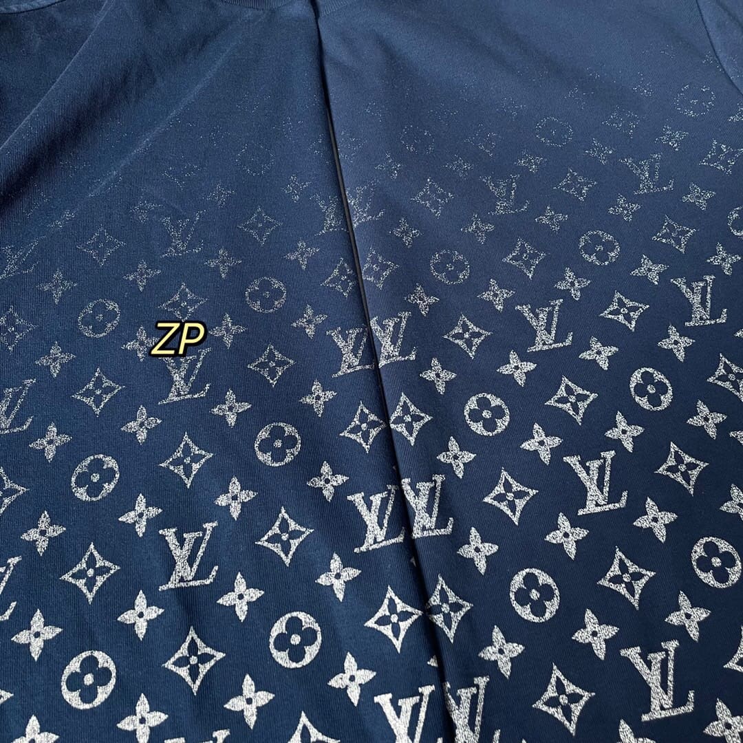ÁO LOUIS VUITTON T SHIRT MÀU XANH UNISEX