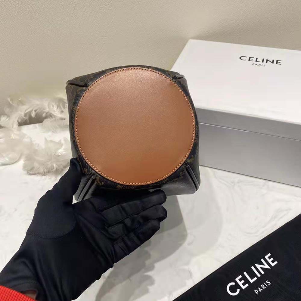 TÚI Celine Women Celine Marlou Bag in Triomphe Canvas