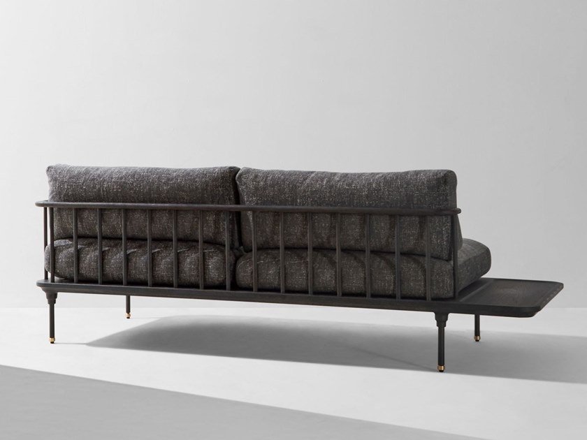 SOFA NỈ LOMBARDO Contemporary style 3 seater
