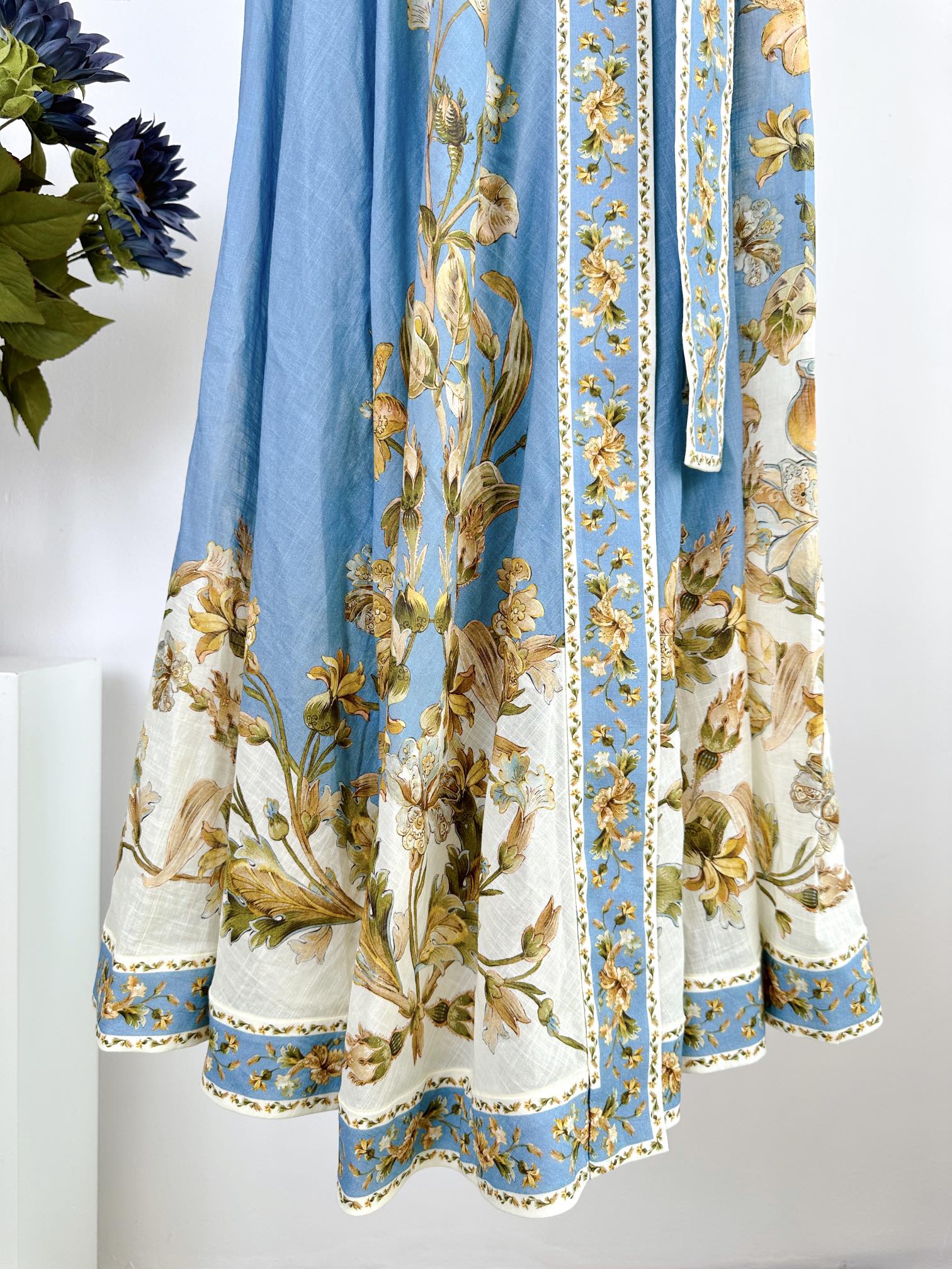 VÁY ZIMMERMANN Flower Long Vintage Dress