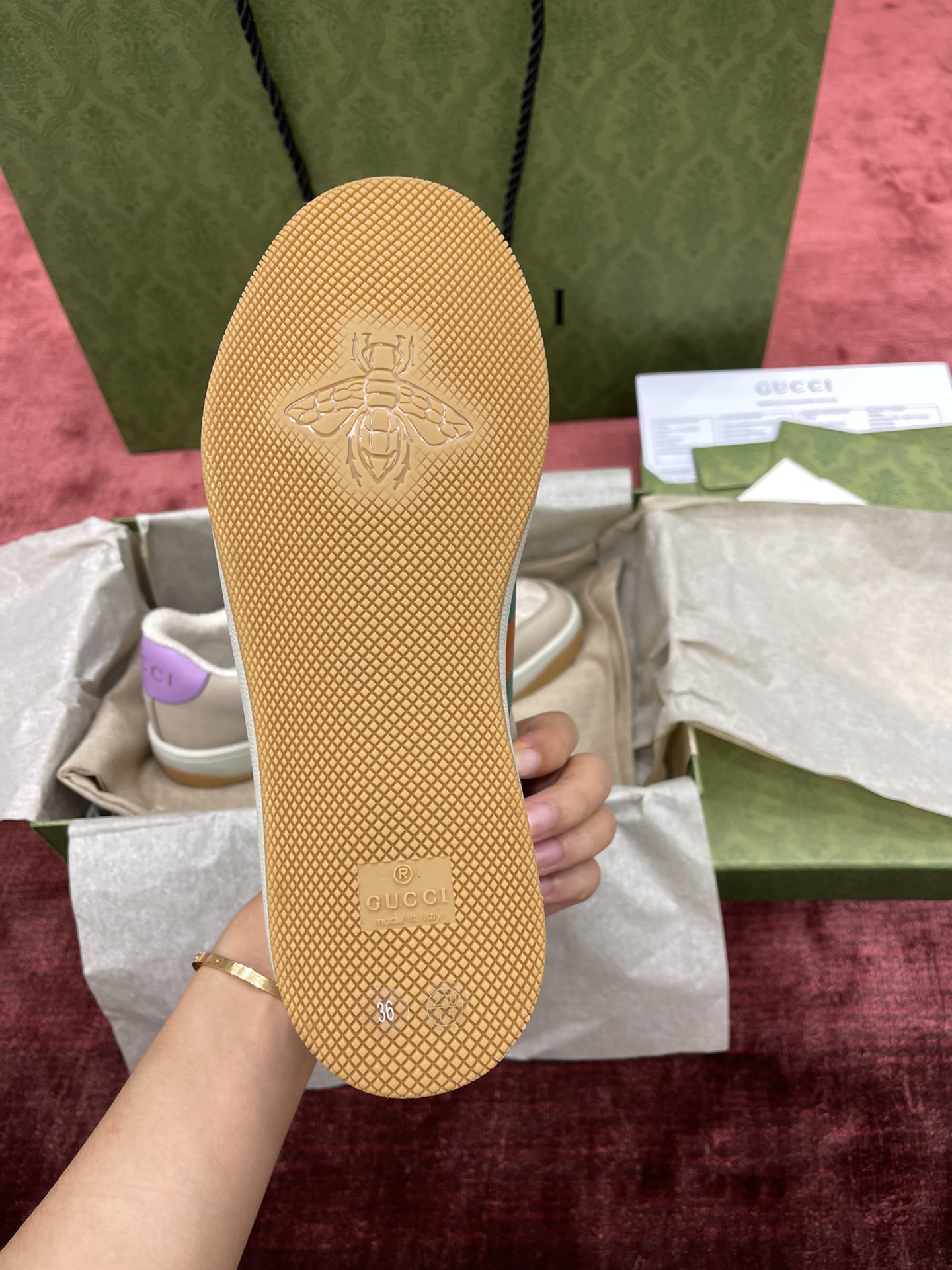 GIÀY GUCCI SCREENER SNEAKER SHOES AAA