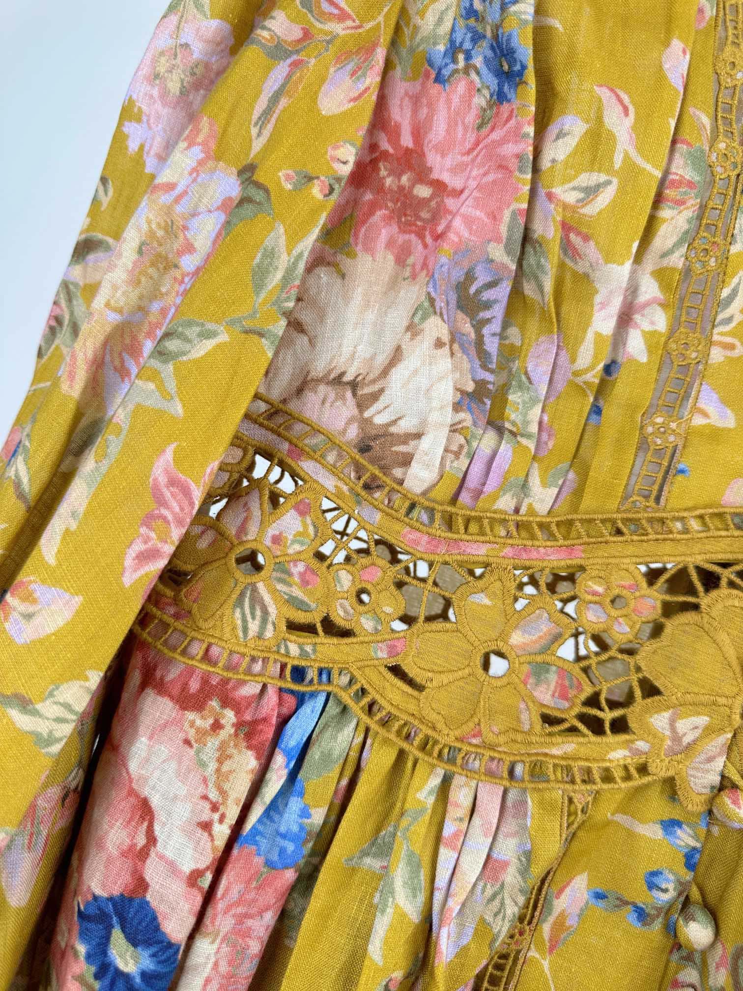 VÁY ZIMMERMANN Flower Vintage Dress