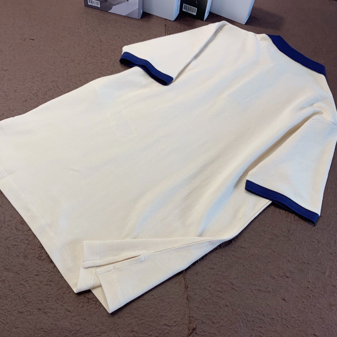 ÁO GUCCI GG POLO SHIRT MÀU TRẮNG UNISEX
